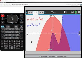 TI-84 Plus CE online calculator Workspace Features